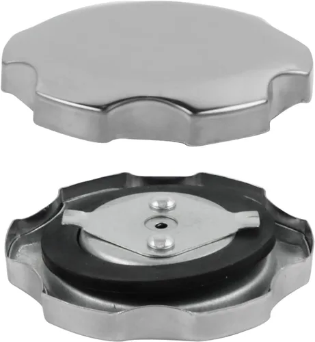 Vista 3 de FLYPIG Tapa de gasolina de repuesto cromada para Honda GX120 GX160 GX200 GX240 GX270 GX340 GX390 Tapa del tanque de gasolina del motor 17620-ZH7-013