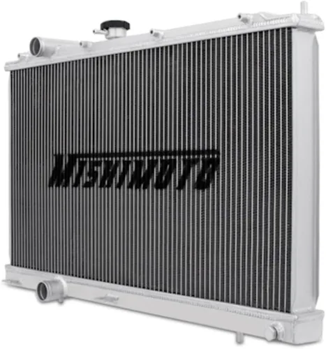 Vista 3 de Mishimoto MMRAD-EVO-456 Radiador de aluminio de alto rendimiento compatible con Mitsubishi Lancer Evo 4/5/6 1996-2000