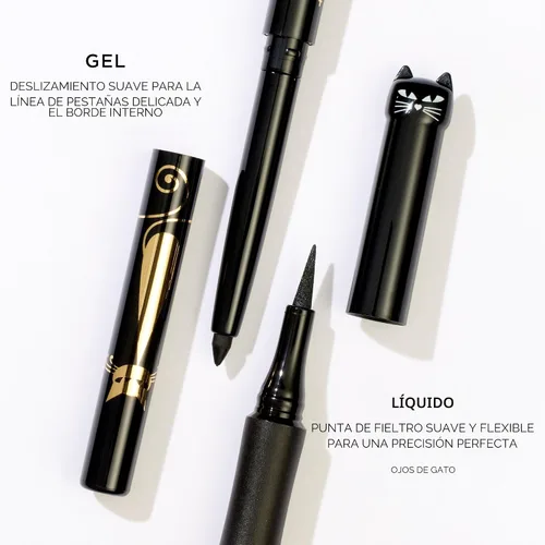 Vista 5 de tarte Sex Kitten Liquid Liner - Delineador líquido con aceite de ricino para pestañas atrevidas y nutritivas, impermeable, uso durante todo el día