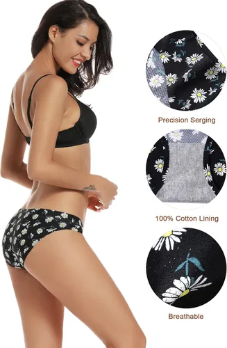 Vista 4 de Voenxe ropa interior sin costuras transpirable y elástica para mujer