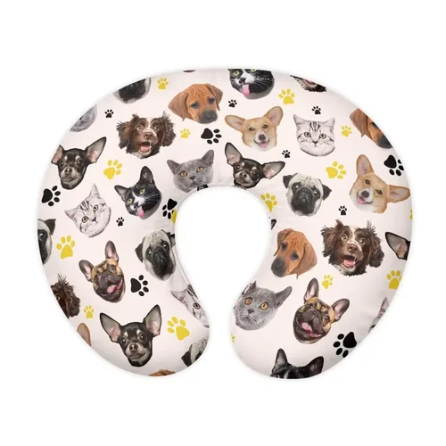 Vista 10 de Funda de almohada de lactancia Axolotl Sandía para almohadas de lactancia materna, funda de almohada de lactancia para recién nacido, se adapta a