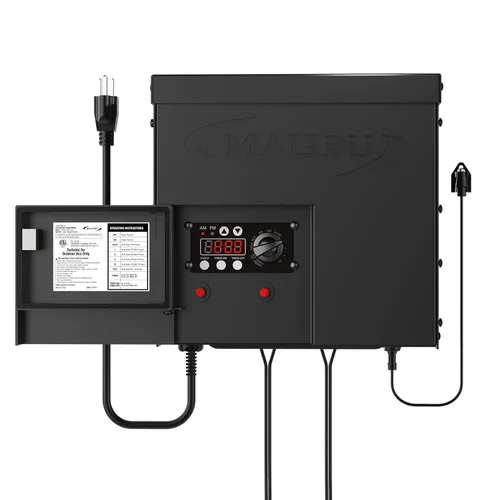 Vista 13 de Malibu 8100-9120-01 fuente de alimentación de 120 W para luminarias de bajo voltaje de exterior