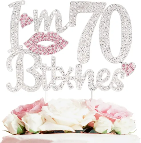 Vista 30 de ¡Soy el topper de pastel de cumpleaños número 15 divertido en oro y rosa con strass - ¡Feliz cumpleaños número 15, saludos a los quince años!