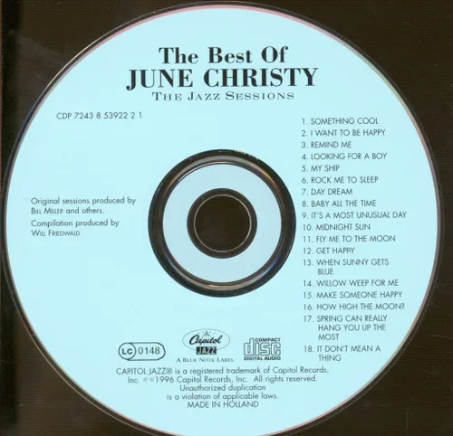 Vista 3 de The Best of June Christy The Jazz Sessions