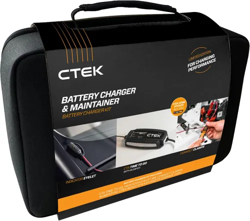 Vista 6 de CTEK (40-255) CT5 Time to Go - Cargador y Mantenedor de Batería de 12 Voltios con Accesorios