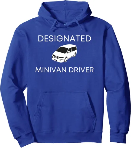 Vista 3 de Designated Minivan Driver Sarcastic Mama - Sudadera con capucha divertida para padres, Negro