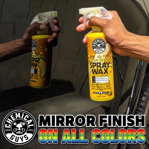 Vista 8 de Chemical Guys Blazin' Banana Cera en Aerosol, Brillo Natural de Carnauba, Segura para Automóviles, Camiones, SUVs, Casas Rodantes y Más, Extra