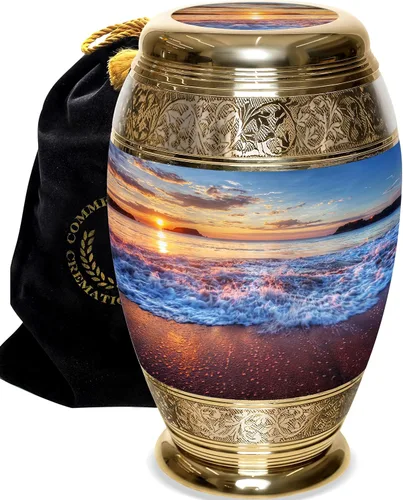 Vista 22 de Dock of The Bay - Urna de cremación para cenizas para hombres adultos – Urna personalizada para cenizas para mujeres, urnas decorativas – Hermosas