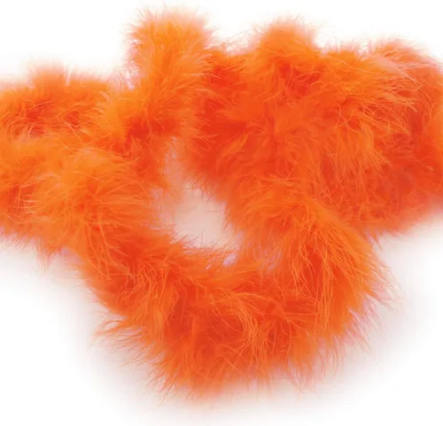 Vista 4 de HairBow Center LLC Boa de plumas de marabú flaco - 2 yardas - Negro