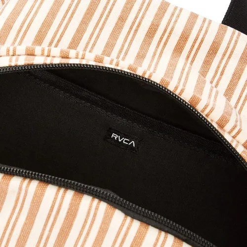 Vista 5 de RVCA Mochila de lona Lukas para mujer, Blanco