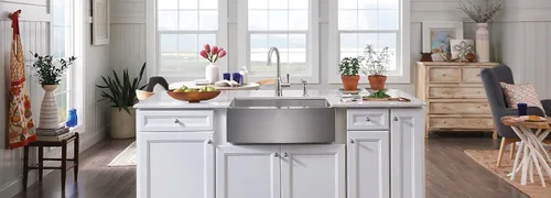 Vista 24 de Moen G18121 Prep - Fregadero de cocina de acero de calibre 18 para montar debajo del delantal, cuenco individual, 30 x 21 pulgadas, acero inoxidable