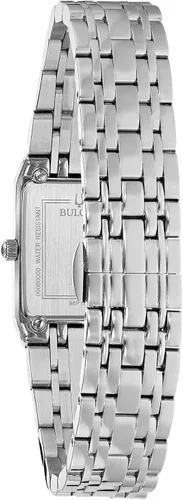 Vista 4 de Bulova Ladies Modern Quadra Quartz Stainless Steel Bracelet Watch