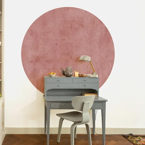 Vista 7 de Calcomanía de pared circular con estampado pastel, medio círculo, semicírculo, decoración de pared, geométrico, guardería, despegar y pegar