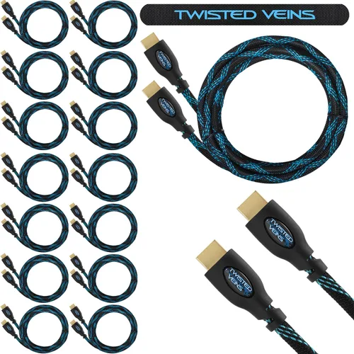 Vista 11 de Paquete de 2 cables HDMI 4K de 10 pies, paquete múltiple