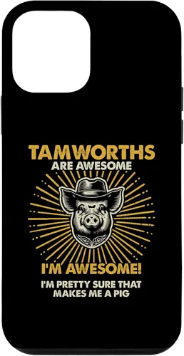 Vista 12 de iPhone 15 Pig Dad Mom Awesome - Farmer Breeder Tamworths Case