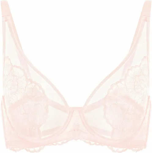 Vista 4 de HSIA Minimizer Bra for Women Full Coverage Lace Plus Size Compression Bra Unlined Bras with Underwire