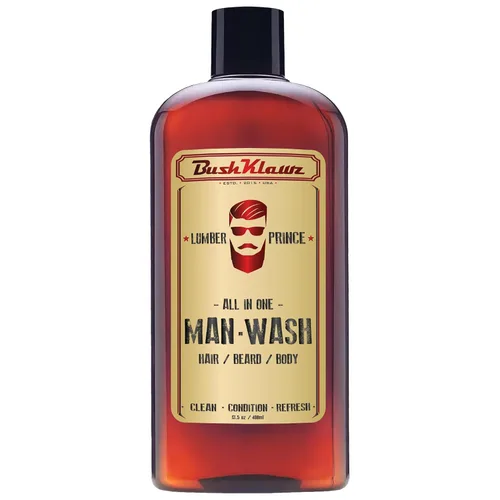 Vista 9 de BushKlawz Man Wash (13.5 oz, Active Prince) todo en uno Champú para barba y cuerpo acondicionador para barba aroma refrescante activo