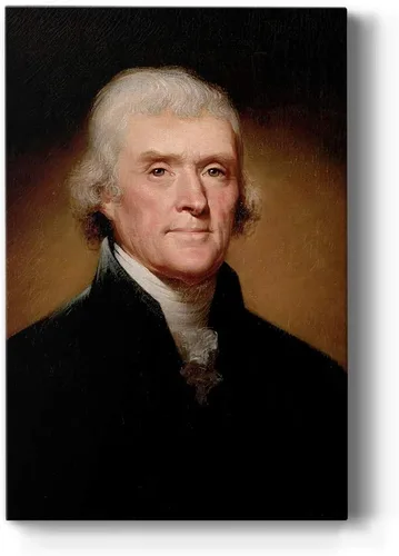 Vista 18 de Renditions Gallery George Washington - Arte de pared de retrato presidental, decoración en lienzo de alta calidad con envoltura de galería, listo