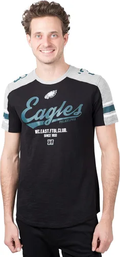 Vista 30 de Ultra Game NFL - Camiseta raglán de manga corta para hombre