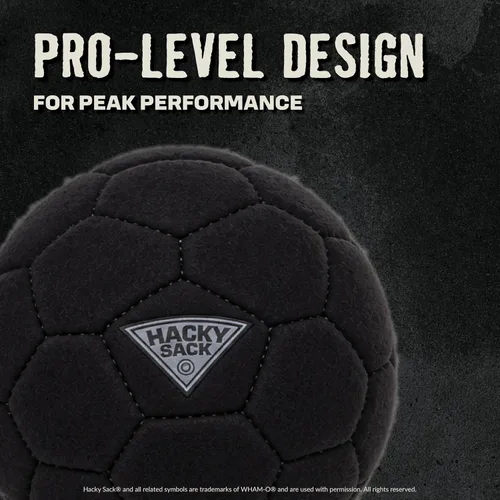 Vista 7 de The Original Hacky Sack® para niños Negro Pro 32 Panel, Original Footbag® Serie negra