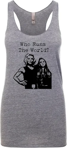 Vista 13 de Women's Graphic Racerback Tank Top, Gift for Her, Shirts with Sayings