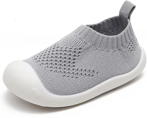 Vista 2 de Zapatos para caminar para bebés, zapatillas de deporte transpirables para niños pequeños