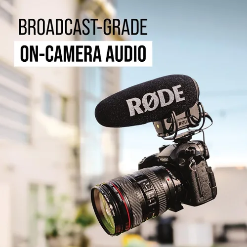 Vista 4 de RØDE VideoMic Pro+ Premium Micrófono de escopeta en cámara con paso alto