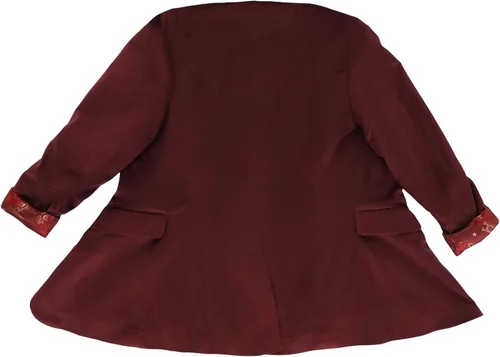 Vista 9 de Harry Potter - Blazer rojo de Gryffindor para mujer, con licencia oficial de Harry Potter, de gamuza sintética