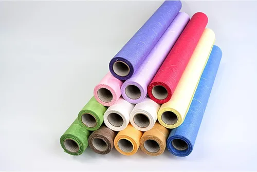 Vista 5 de Papel de morera coreano HanJi con textura de fibra natural, envoltura de regalo, papel tapiz decorativo UnYong-Ji rollo marrón 21.3 in x 65.6 ft