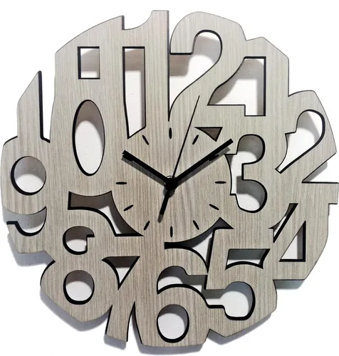 Vista 16 de Herramientas de trabajo de reloj de pared Diseño para constructores Decoración de taller
