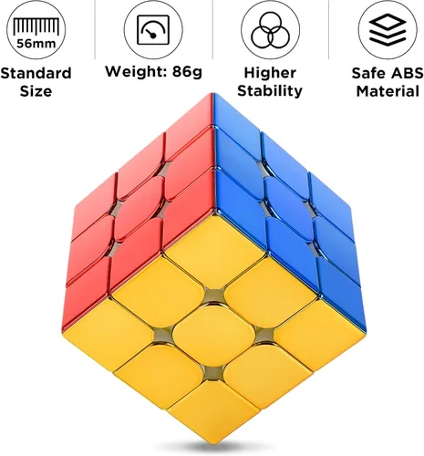 Vista 8 de D-FantiX Espejo magnético reflectante Speed Cube 3x3x3 y Shengshou espejo cubo conjunto