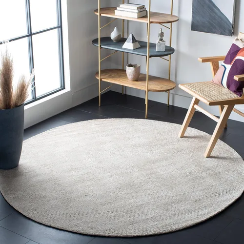 Vista 8 de SAFAVIEH Himalaya Collection - Alfombra de pasillo, 2 pies 3 pulgadas x 6 pies, beige, hecha a mano de lana y viscosa, ideal para zonas de alto