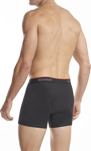 Vista 3 de Stanfield's Calzoncillos tipo bóxer elásticos de algodón (2 unidades)