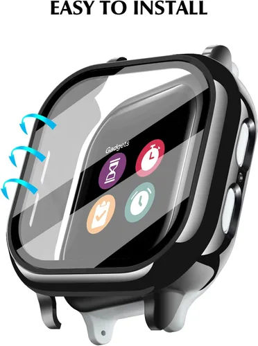 Vista 5 de Paquete de 3 fundas compatibles con Gizmo Watch 2 protector de pantalla para niños Funda protectora sensible al tacto Protección duradera