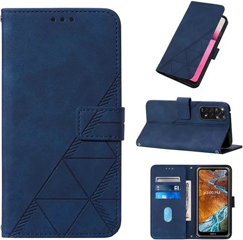 Vista 12 de LEMAXELERS Funda tipo cartera para Redmi Note 11 Pro, Redmi Note 11 Pro con tapa magnética de piel sintética con tarjetero y función atril, funda