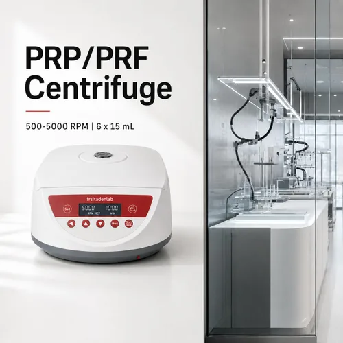 Vista 2 de Fristaden Lab Centrífuga PRP/PRF 500-5000 RPM 6x15 mL