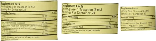 Vista 3 de CHILDLIFE ESSENTIALS - Paquete de 3 unidades de vitamina C líquida, primera defensa