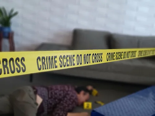 Vista 6 de Crime Scene cinta, 100 pies rollo.