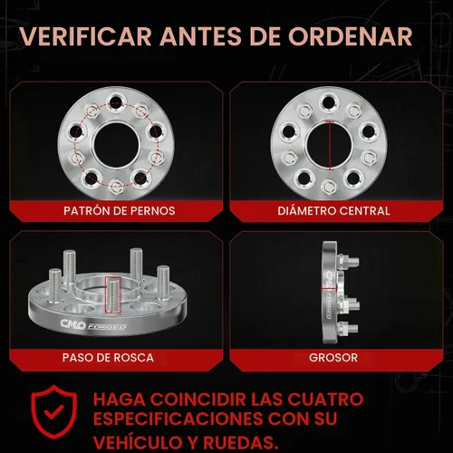 Vista 5 de Customadeonly Espaciadores de Llanta 5x120 para Camaro 2010-2024, Impala 2014-2020, Corvette C8 2020-2024, CTS 2008-2019, CT5 2020-2023