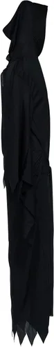 Vista 3 de FunWorld Disfraz de cara de fantasma de Scream, negro, talla único para adulto