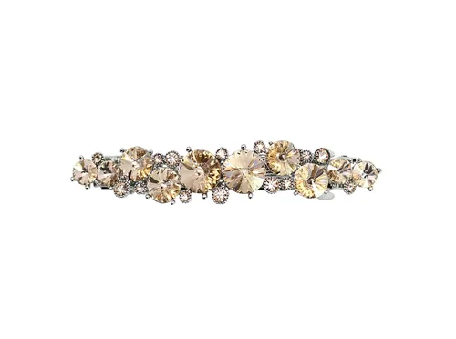 Vista 11 de Faship AB Premium Rhinestone Crystal Floral Pequeño Pasador De Pelo Clip