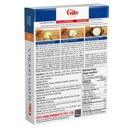 Vista 4 de Gits Khatta Dhokla Mix, 7 onzas