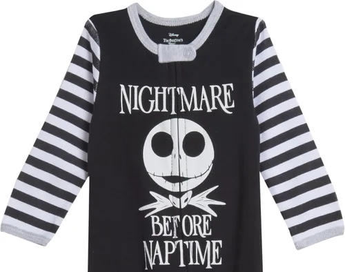 Vista 4 de Disney Nightmare Before Christmas Jack Skellington - Paquete de 2 overoles con pies