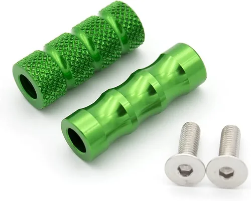 Vista 10 de Estriberas de freno para palanca de cambios de motocicleta con agujero de 0.236 in, pedal universal para retrasos, color negro