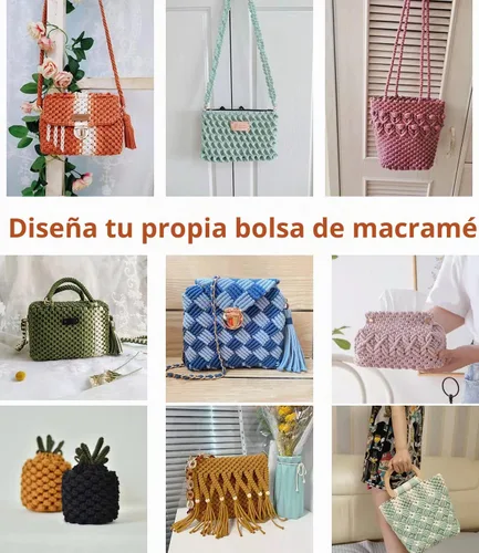 Vista 4 de Cordón de algodón trenzado de 0.11 pulgadas x 109 yardas, cuerda de algodón para macramé natural, estilo bohemio, para colgar plantas hechas a mano