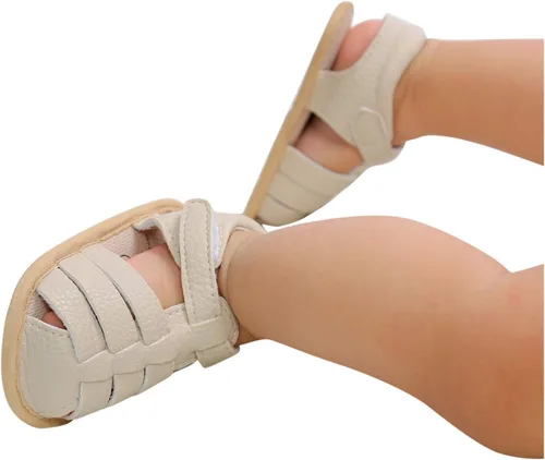 Vista 2 de synia Sandalias de goma antideslizantes para niñas y niños con suela para bebés y niños