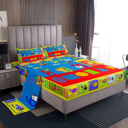 Vista 14 de jejeloiu Capybaras - Juego de sábanas de tamaño individual para amantes de los animales, para niños y niñas, lindas sábanas decorativas de Capybara