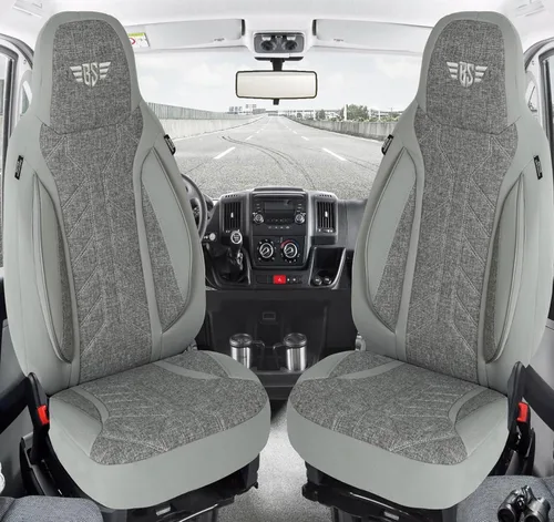 Vista 2 de BREMER SITZBEZÜGE Fundas de asiento personalizadas para VW Touran 2 PLKT208 PLKT208 - Gris