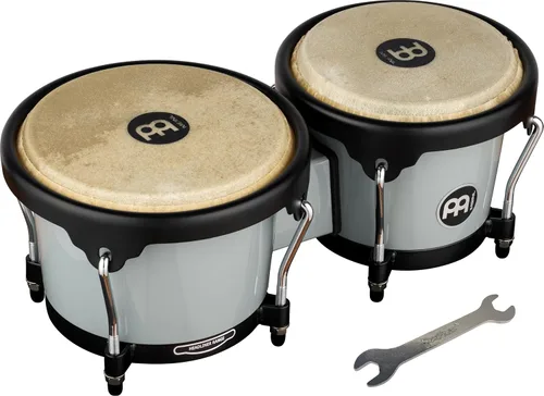Vista 25 de Meinl Percussion HB100SNT-M bongós de madera natural de 6 3/4 y 8 pulgadas, Negro Bongos de carcasa sintética duradera profesional para adultos