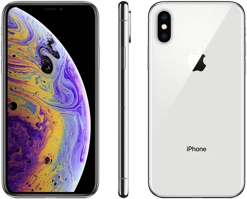 Vista 4 de Apple iPhone XS, 256 GB, plata, Verizon (renovado)